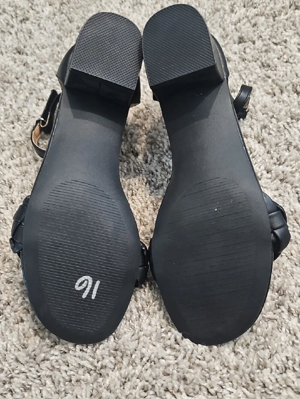 NWOT DV by Dolce Vita Black Braided Ankle-Strap Sandals